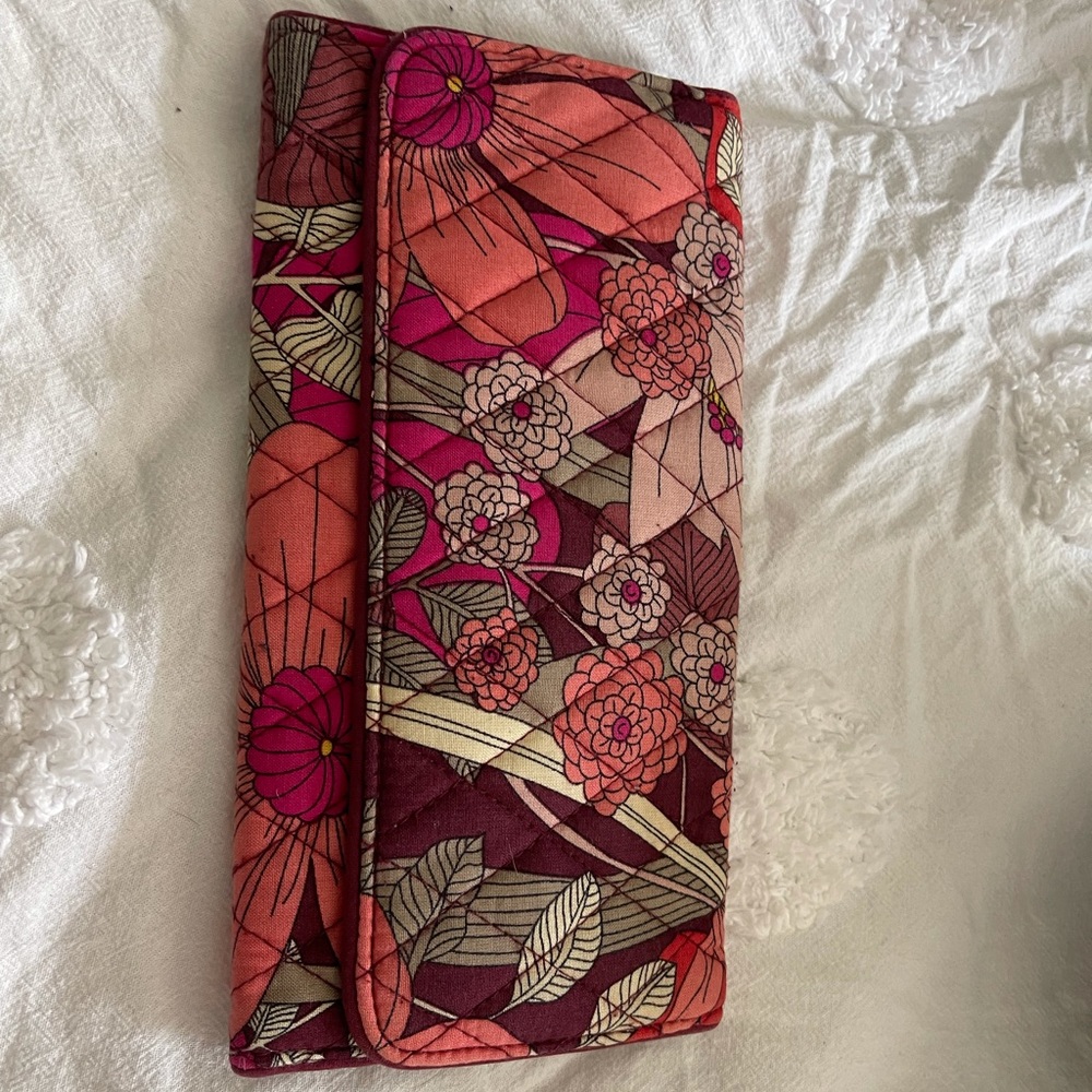 Vera Bradley Bohemian Blooms Trifold Wallet